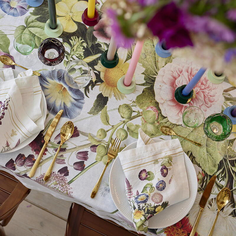 Linen Napkin - A Flower Garden