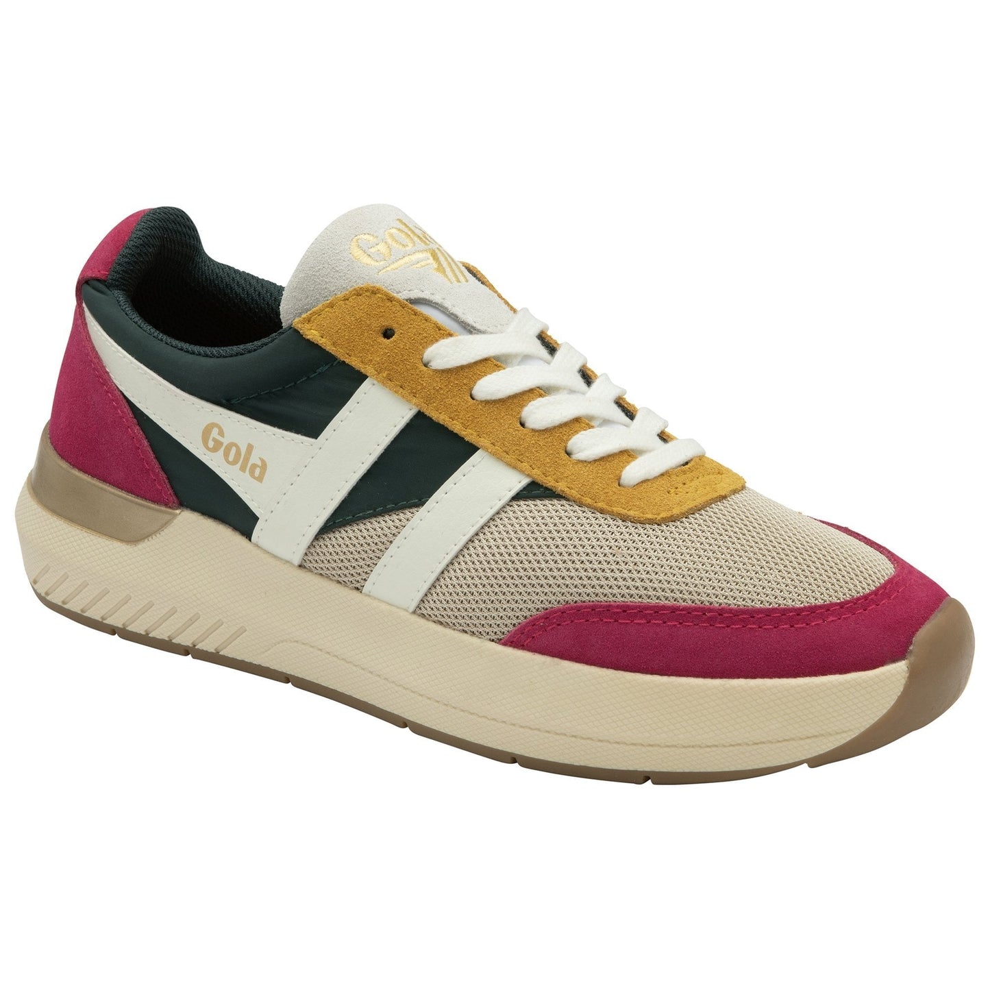 Gola Raven - Wheat/Evergreen/Fuchsia