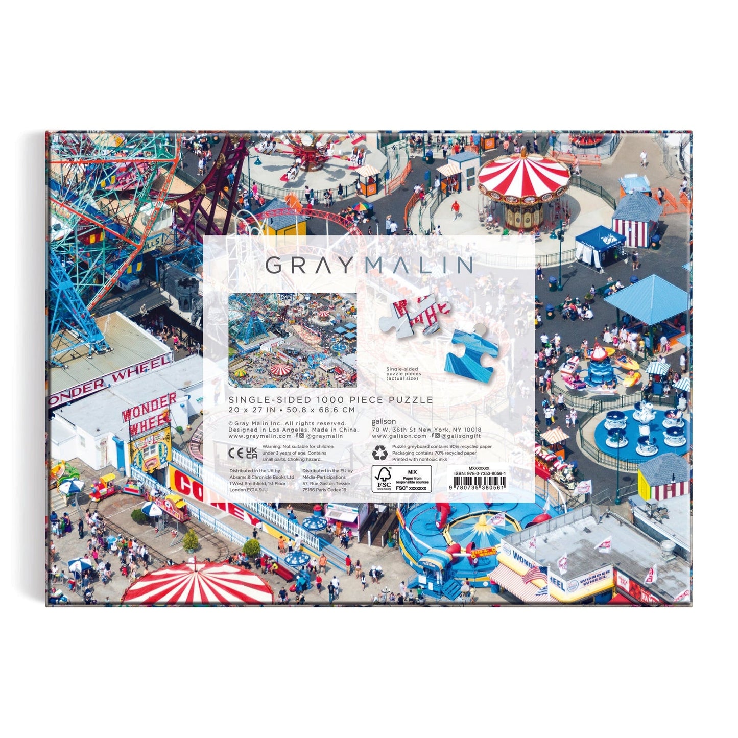 Gray Malin -1000 Piece Puzzle - Coney Island