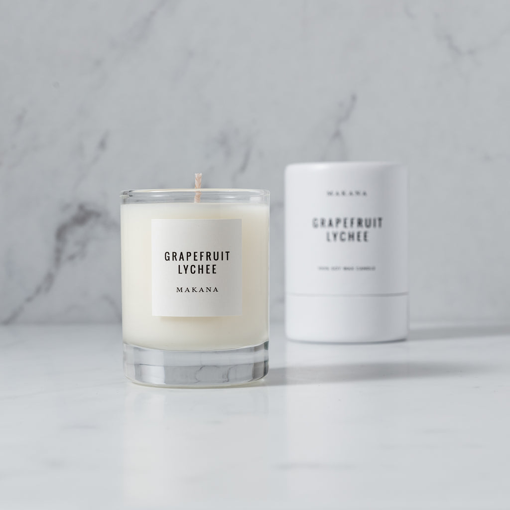 3oz Grapefruit Lychee Soy Wax Candle