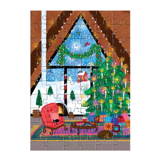 60pc Greeting Card Puzzle - Joy Laforme Cozy Cabin