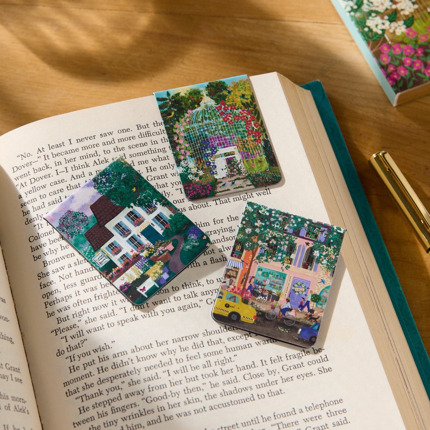 Joy Laforme Everblooming Magnetic Bookmarks
