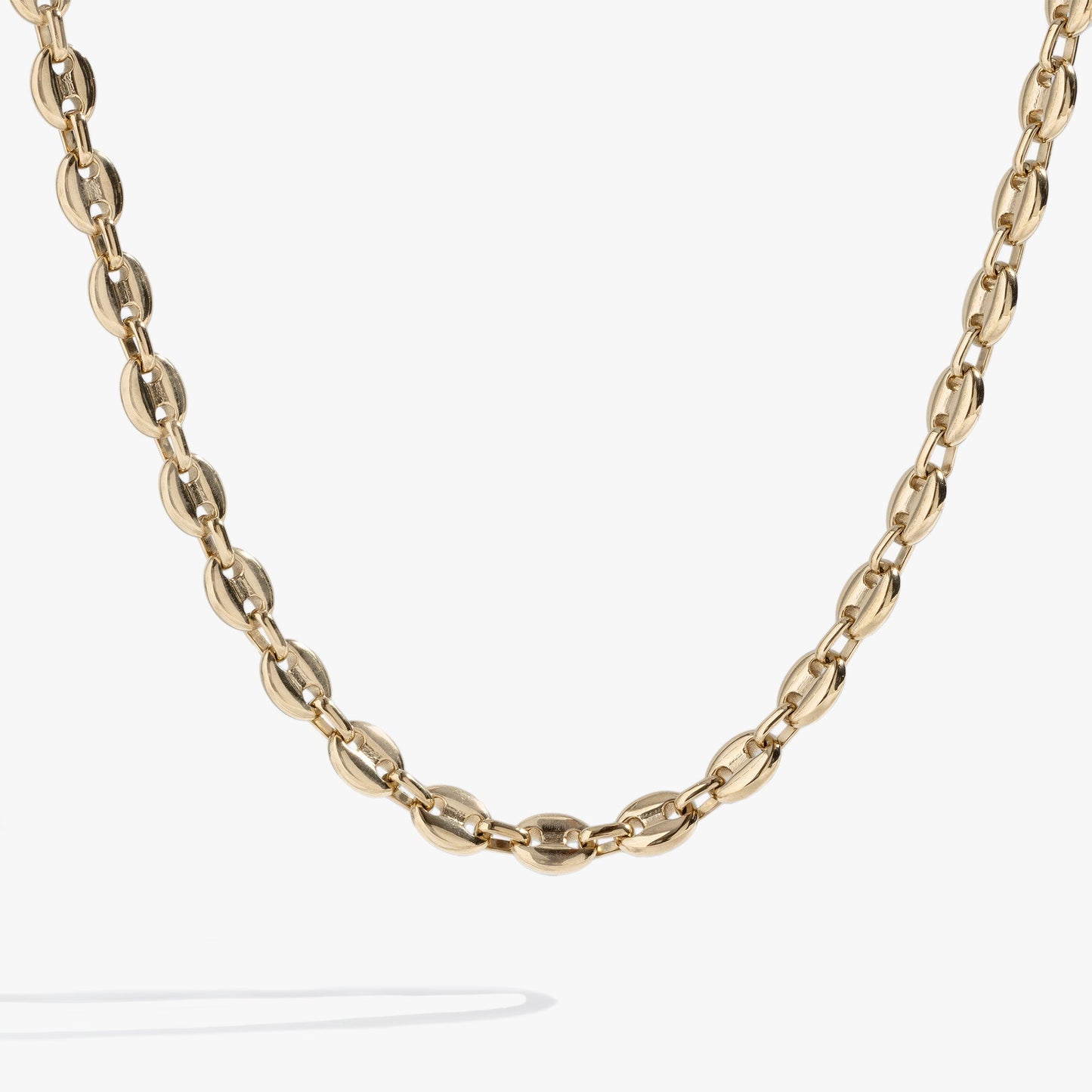 Mariner Chain Necklace - Stainless Steel Gold