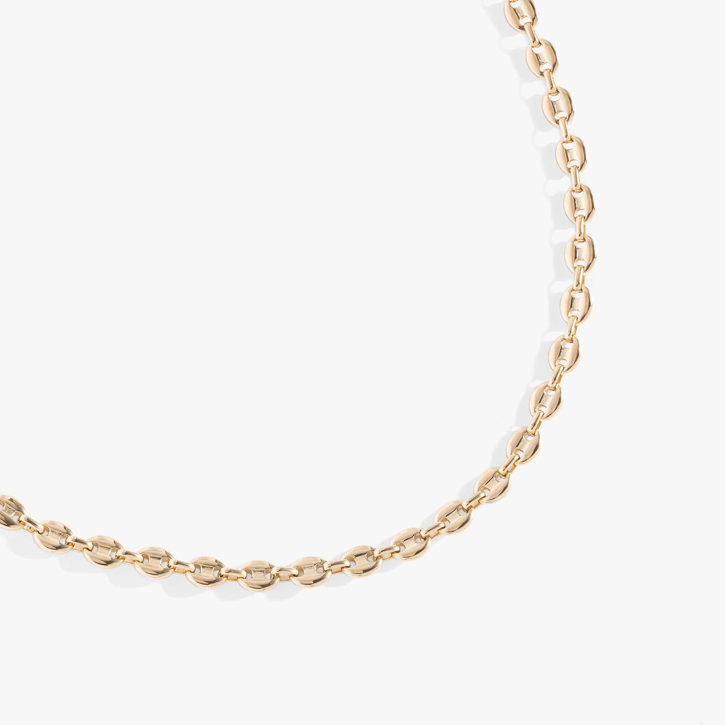 Mariner Chain Necklace - Stainless Steel Gold