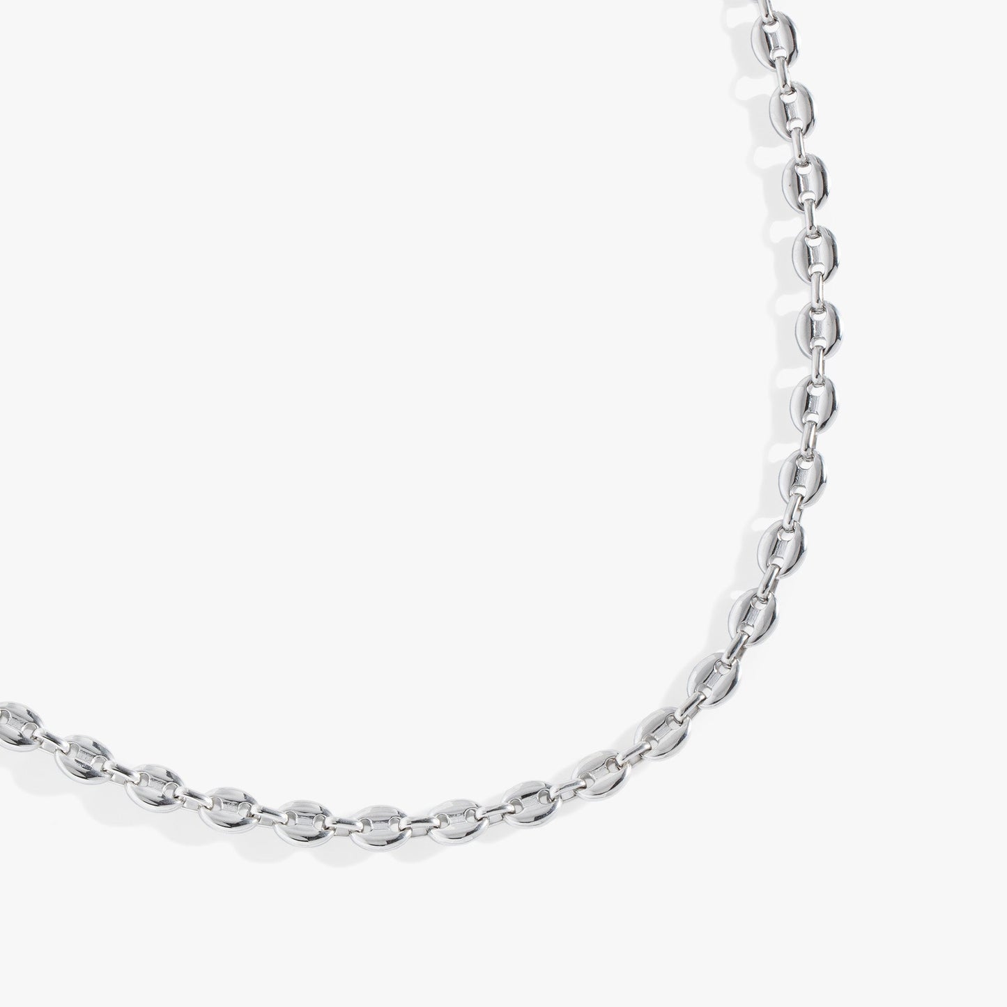 Mariner Chain Necklace - Stainless Steel Silver