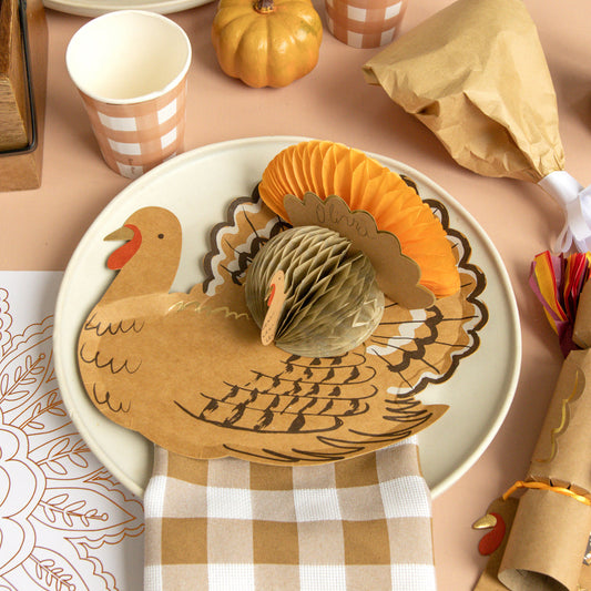 Turkey Place Cards - Pack of 8