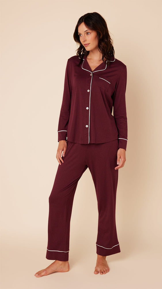 Classic Pima Knit Pajama Set - Napa