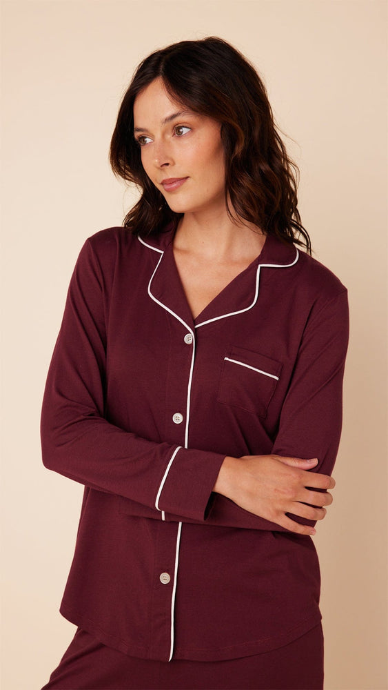 Classic Pima Knit Pajama Set - Napa