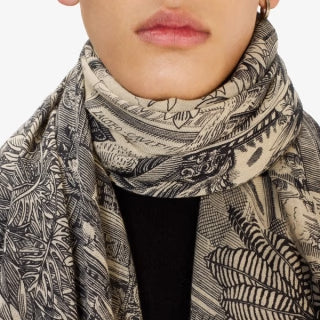 Scarf 100 - Piranesi - Black