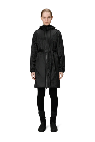 Lohja Long Insulated Curve Jacket W3T2 - Coal