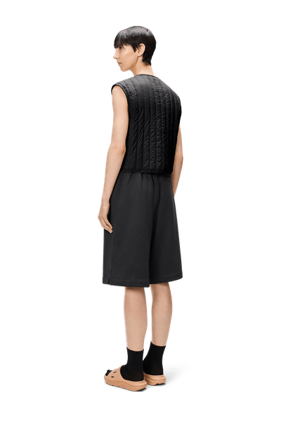 Banja Short Liner Vest - Black