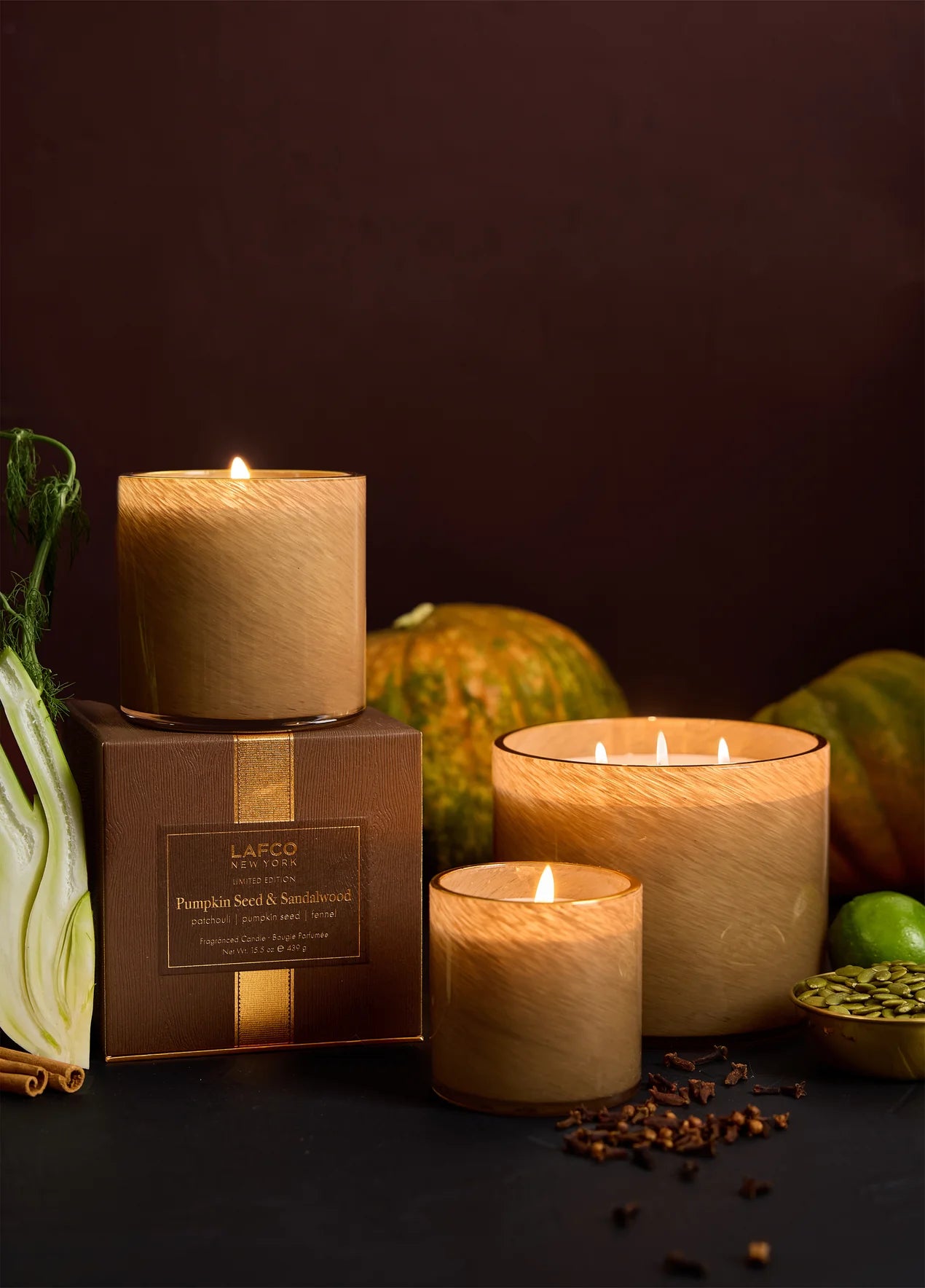 Pumpkin Seed & Sandalwood Candle Signature 15.5oz