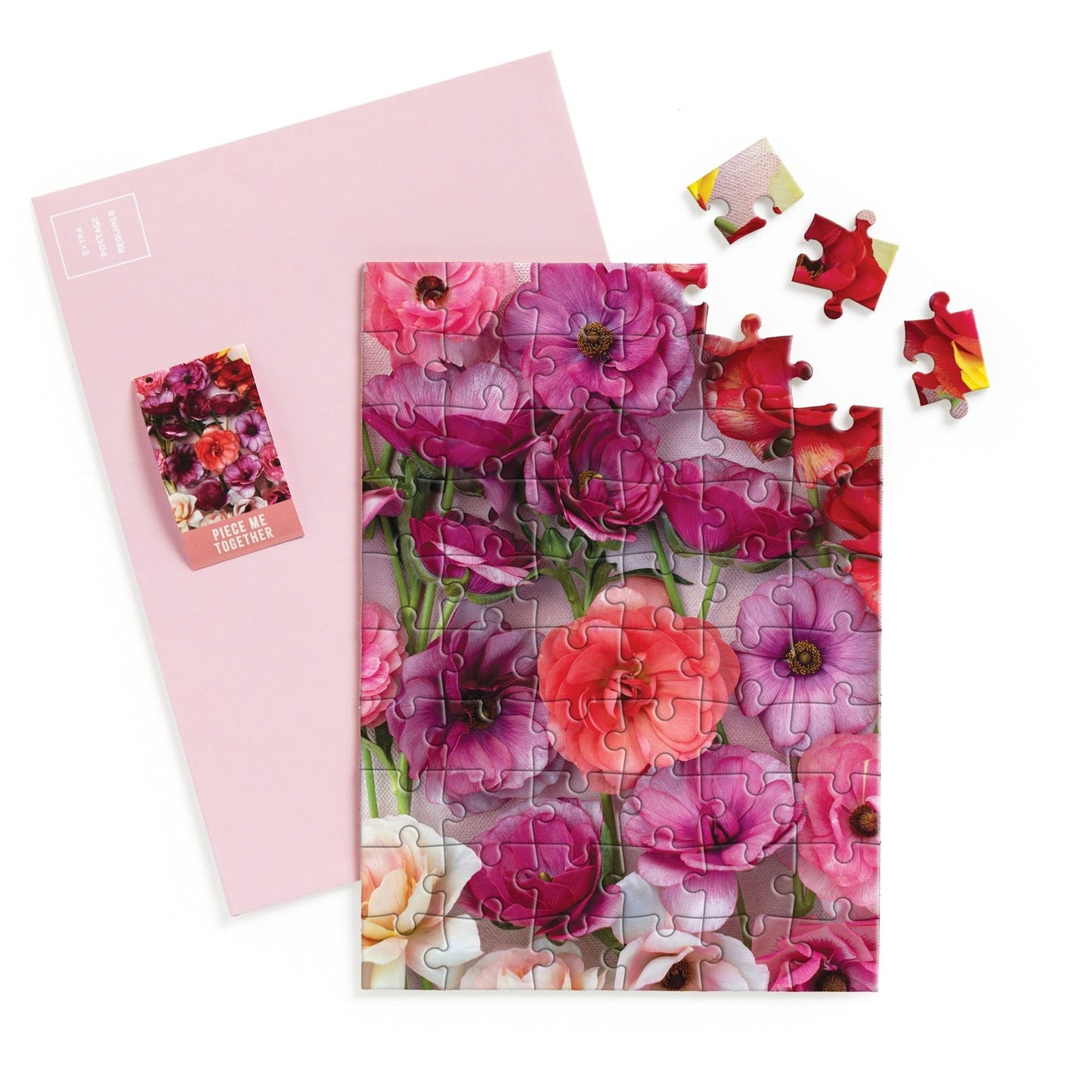 60pc Greeting Card Puzzle - Ranunculus