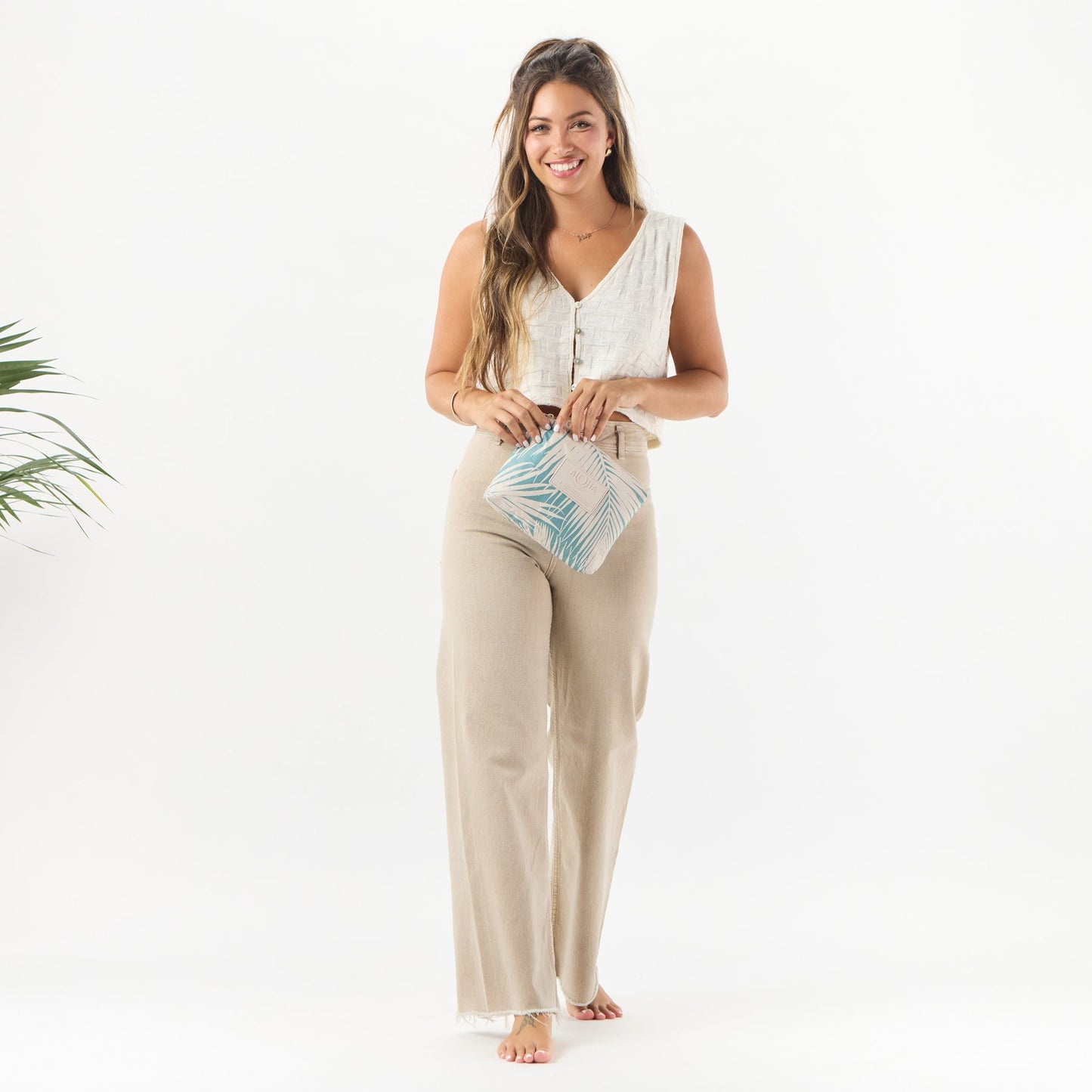 Small Pouch - Areca - Tide on Sandstone