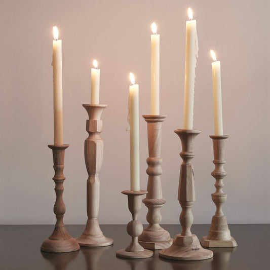 Georgian Candlestick No. 3, Plantation Hardwood