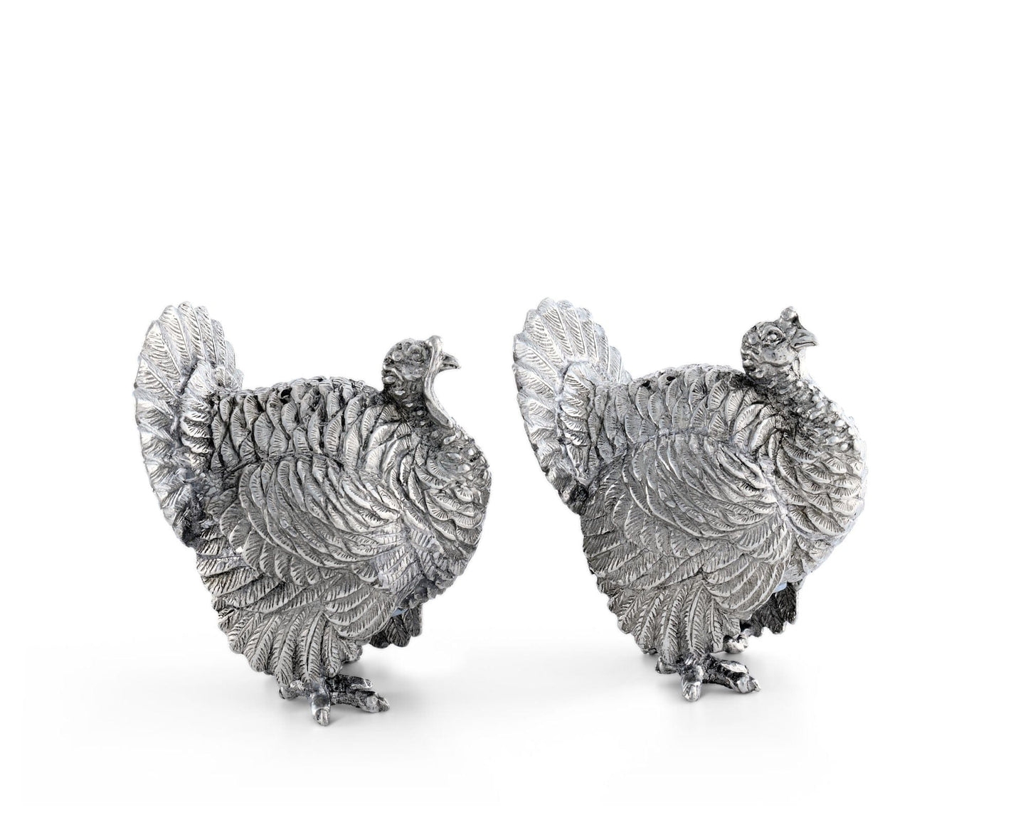 Turkey Salt & Pepper Pewter Set