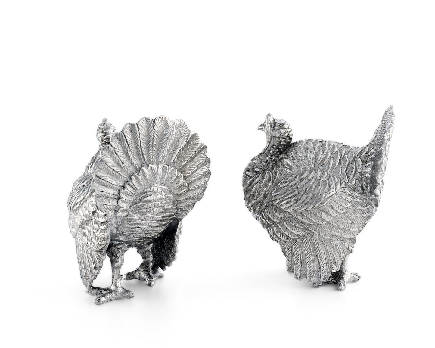 Turkey Salt & Pepper Pewter Set