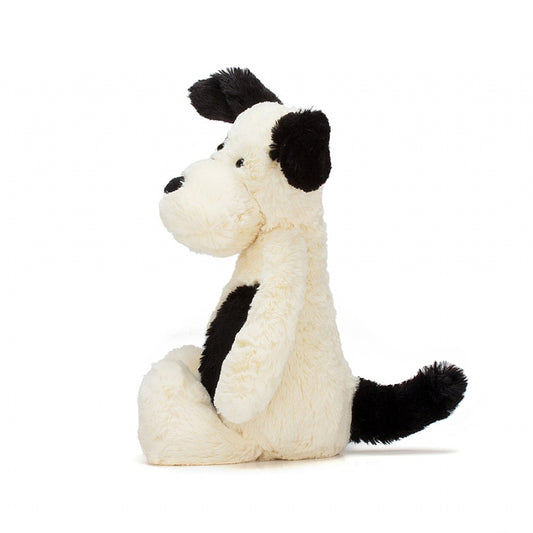 Bashful Rufferty Black & Cream Puppy - Medium