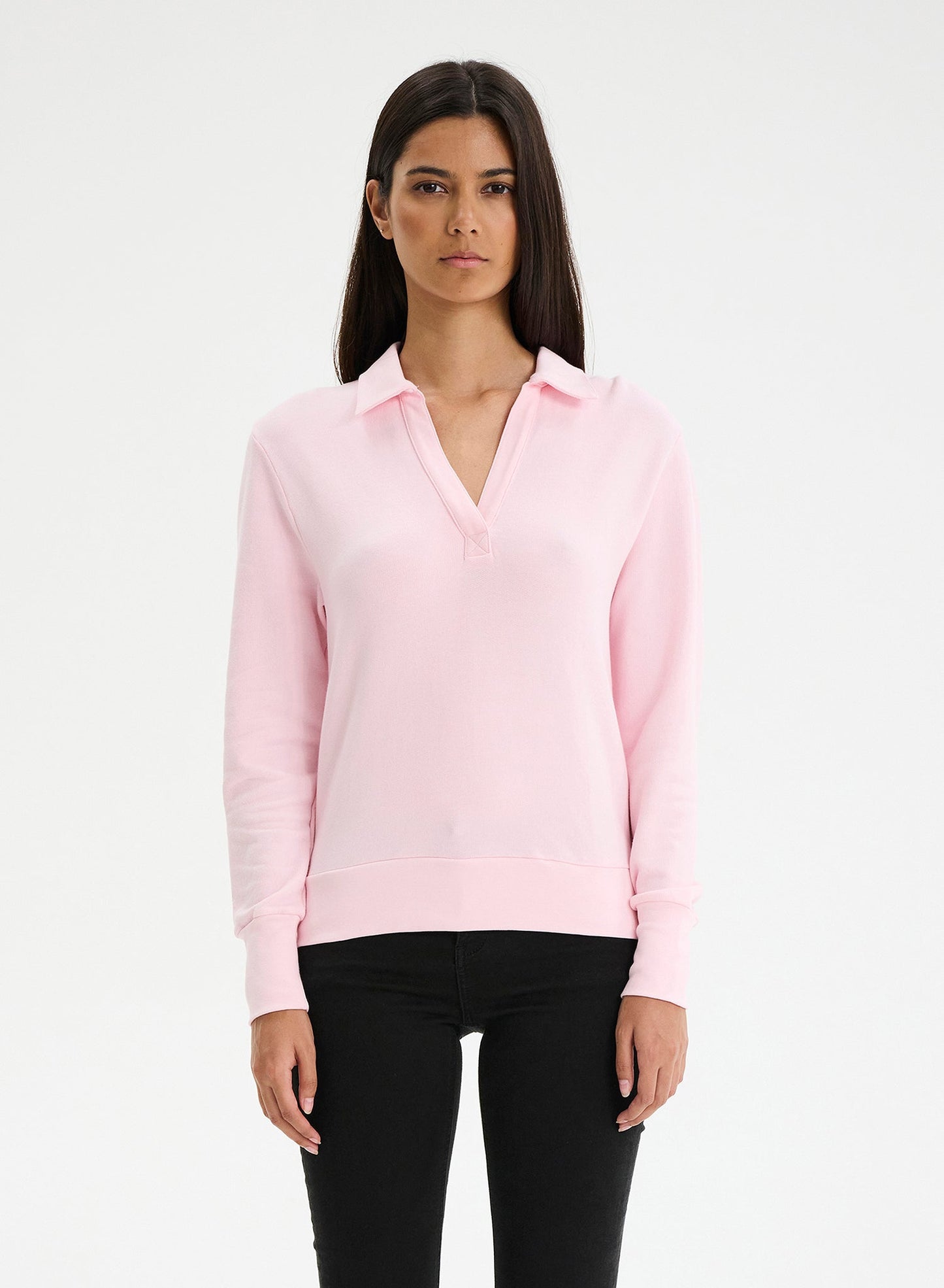 Polo Sweatshirt Kendall in Pink