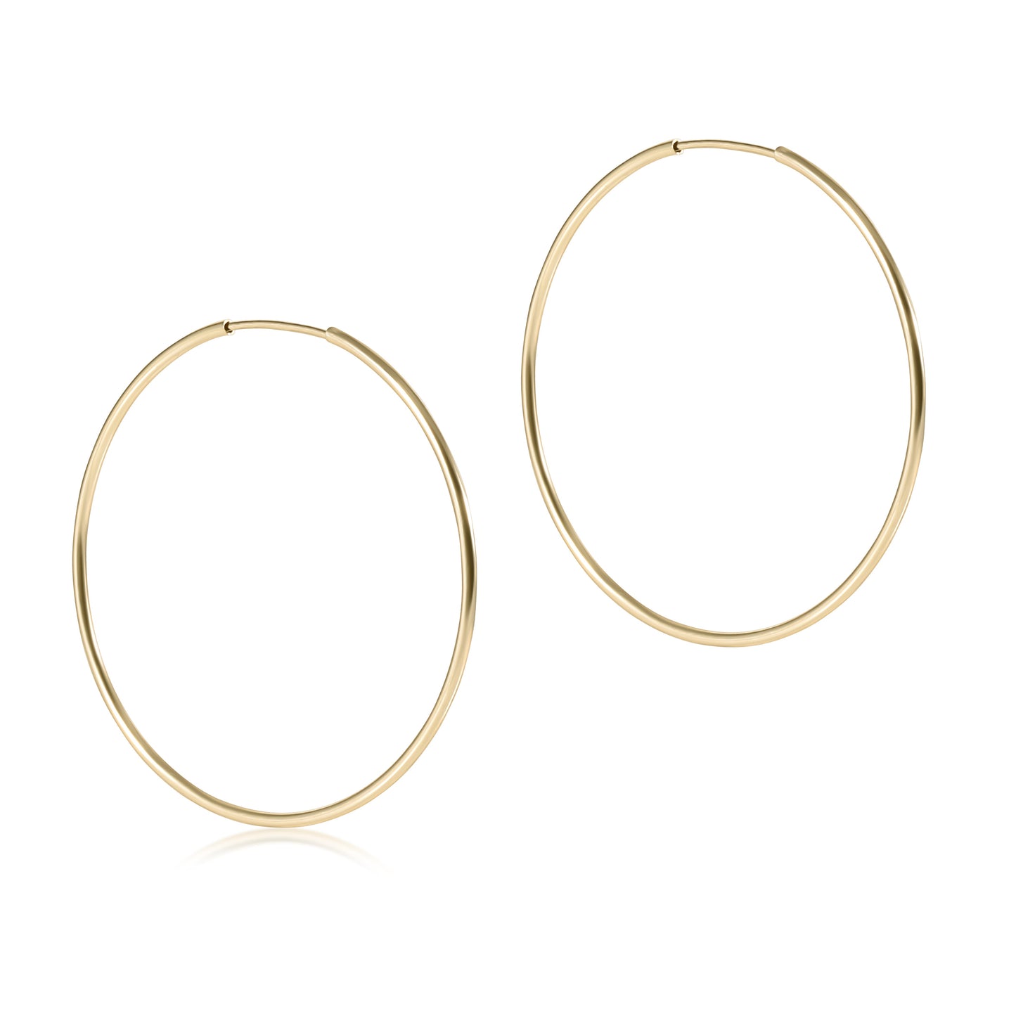 endless gold hoop from enewton