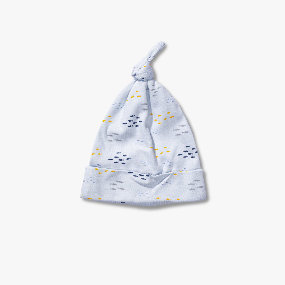 Organic Baby Hat -Sardines