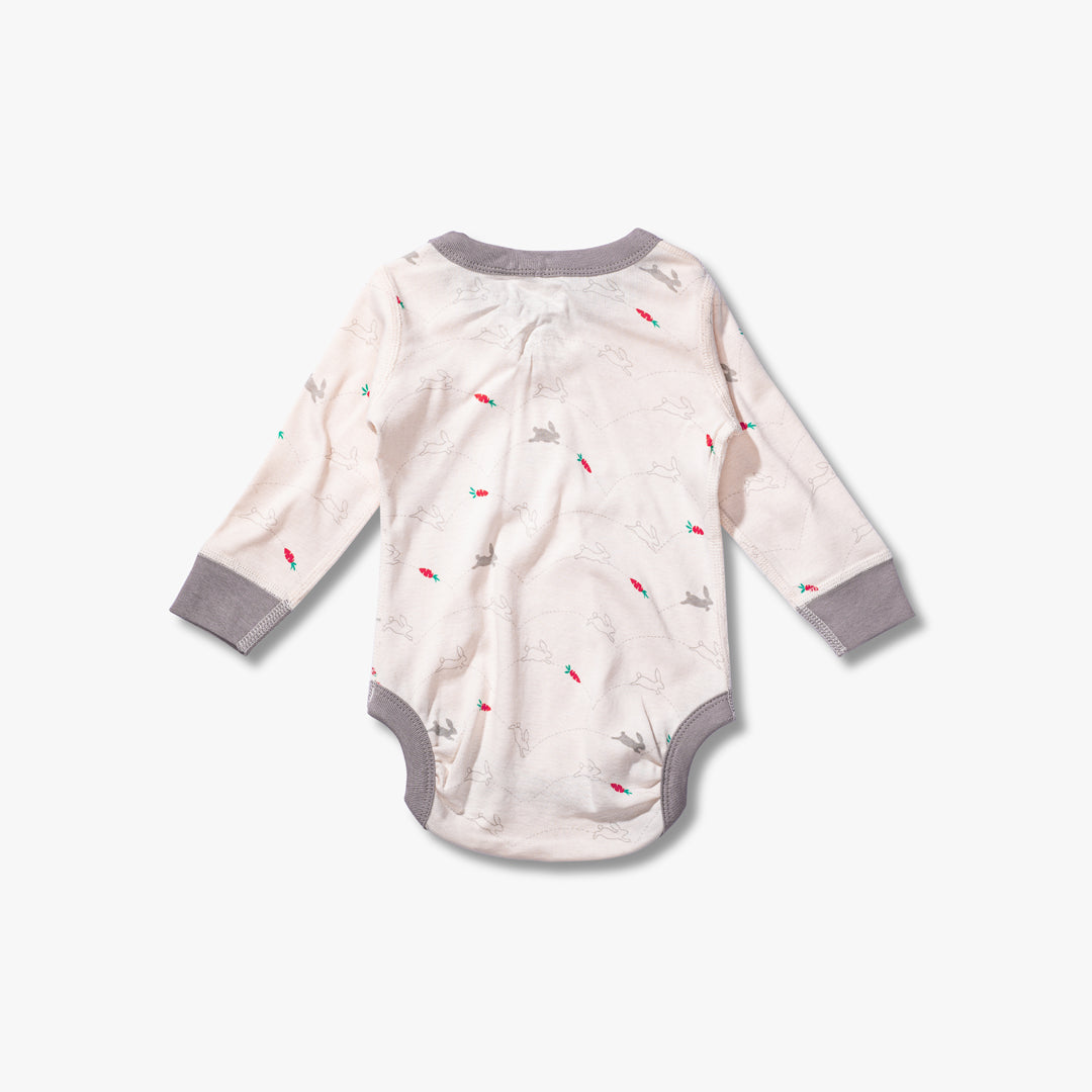 Organic Cotton Baby Bodysuit - Bunnies