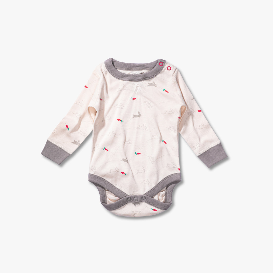 Organic Cotton Baby Bodysuit - Bunnies