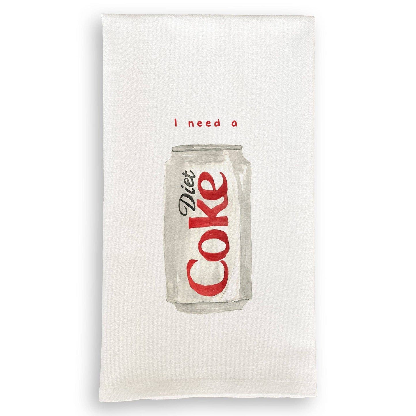 Tea Towel - I Need a Diet Coke