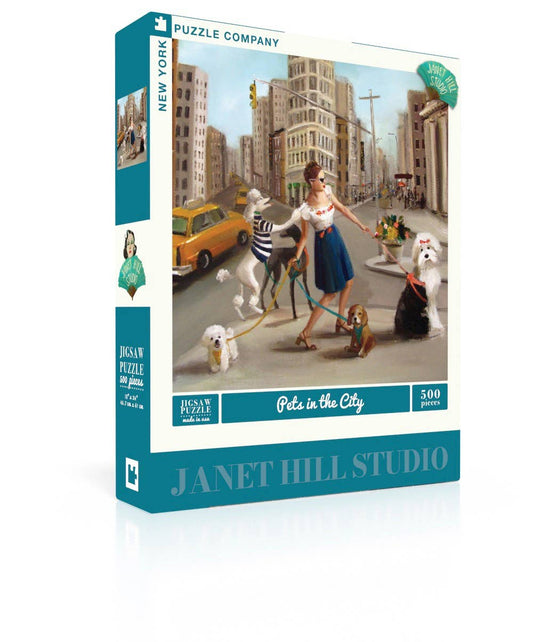 500 Piece Puzzle - Pets in the City