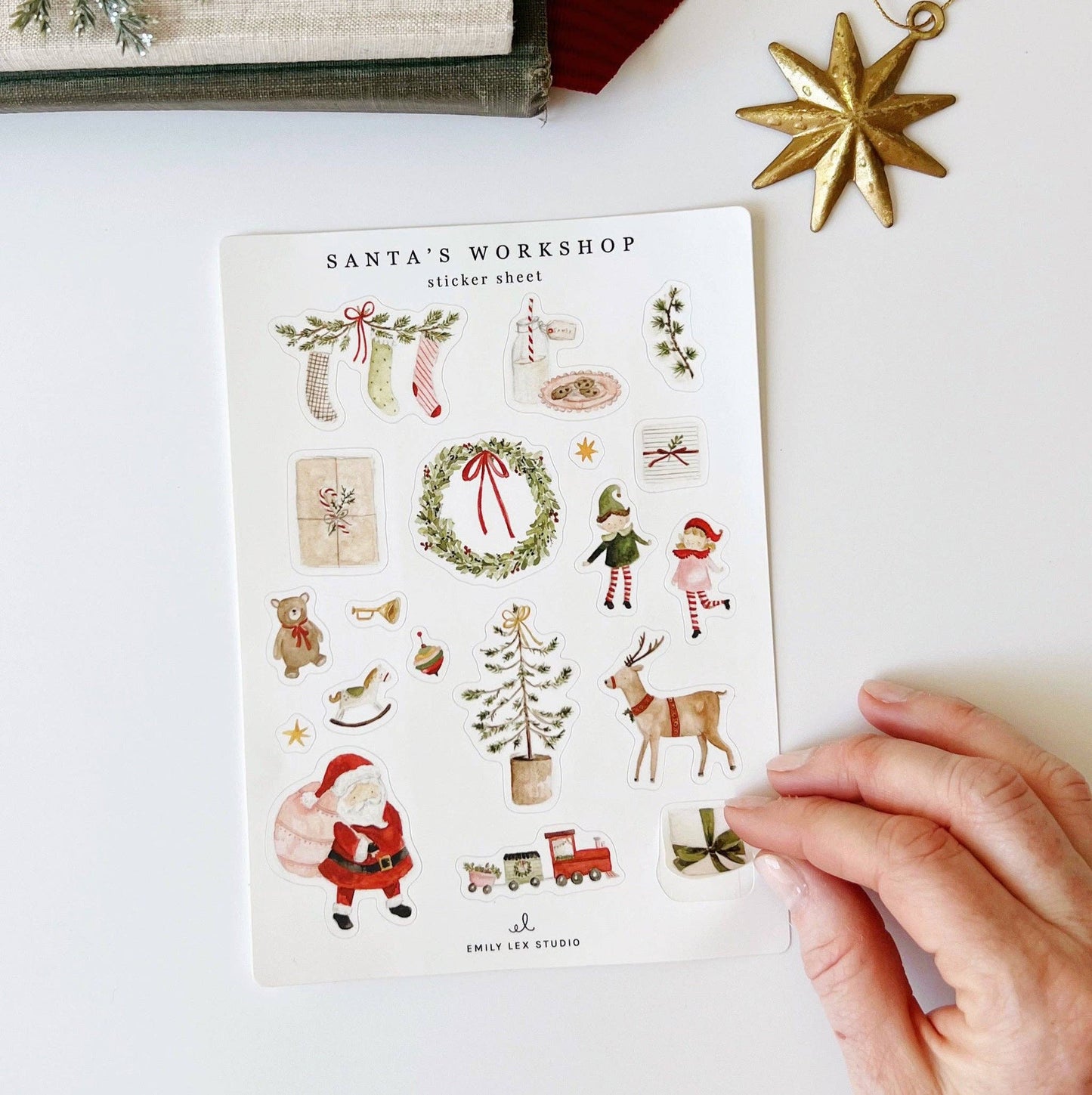 Sticker Sheets - Santa's Workshop