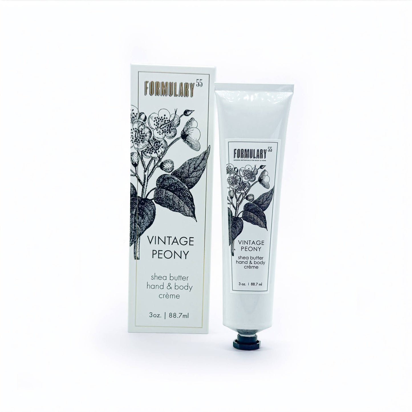 Shea Butter Hand & Body Creme Tube - Vintage Peony