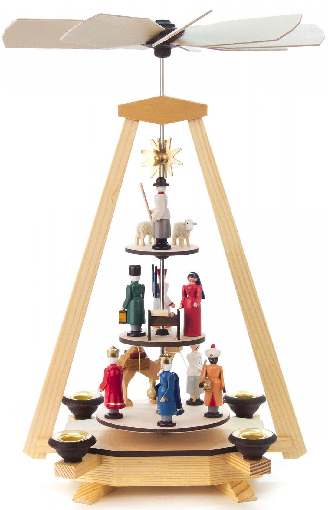 Pyramid - Wise Men and Shepherd on 3 different Levels