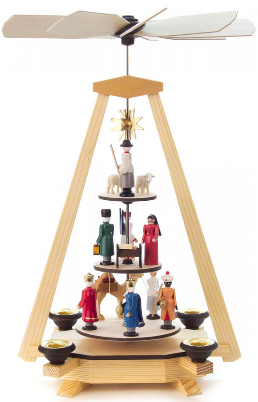 Pyramid - Wise Men and Shepherd on 3 different Levels