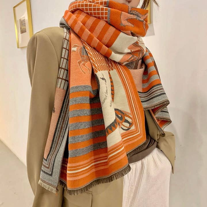 Saratoga Scarf - Orange