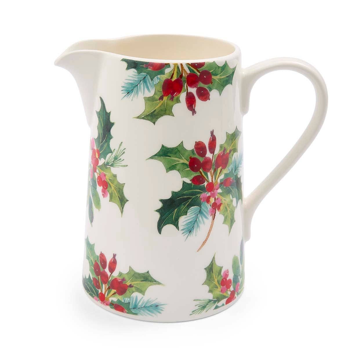 Botanic Garden Christmas Holly Bella Pitcher - Ivy