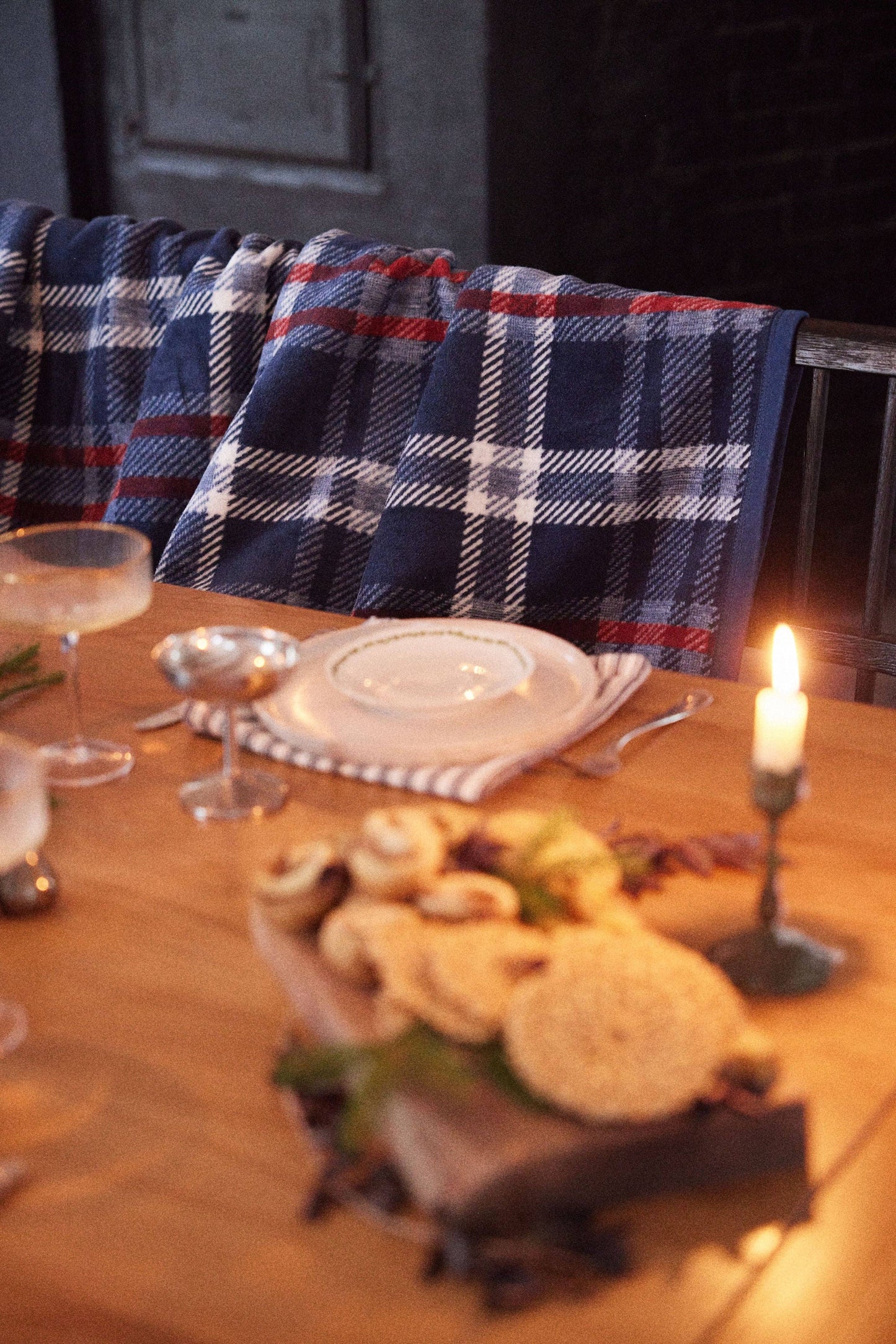 Quinn Plaid Blanket: Original