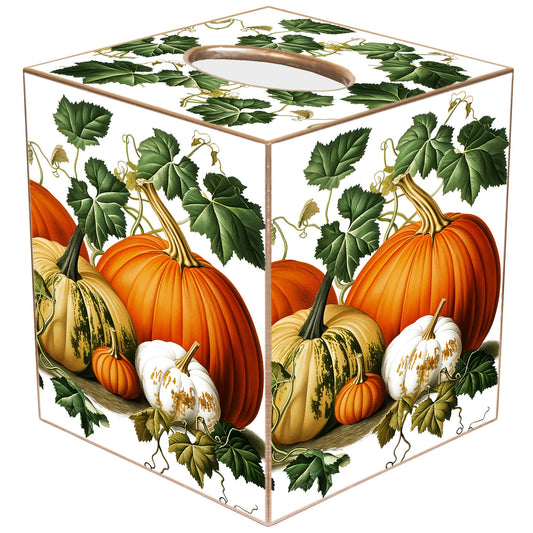 Tissue Box Cover - Pumpkin Patch