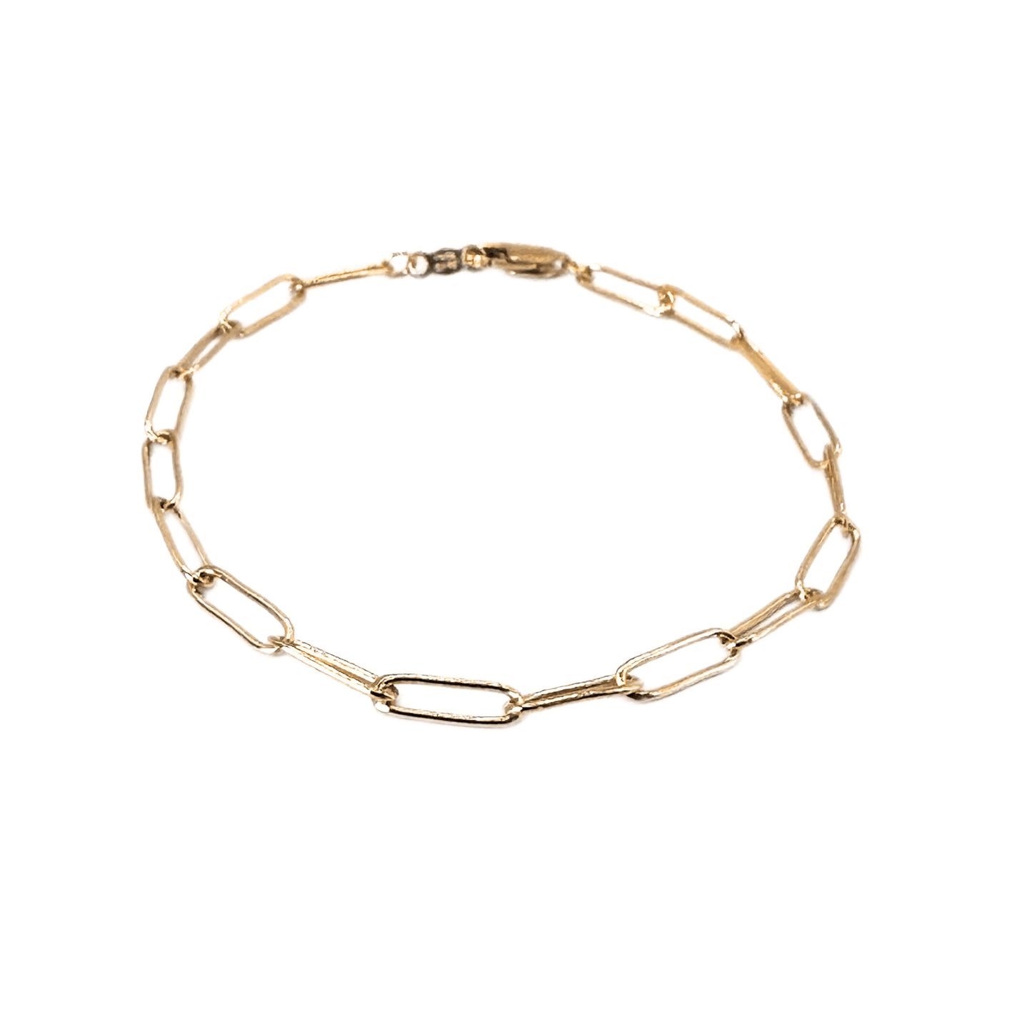 Essential Petite Paperclip Links Bracelet - 14k GF