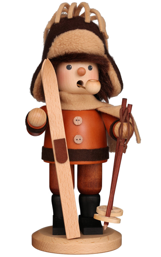 Incense Burner - Skier (Natural)