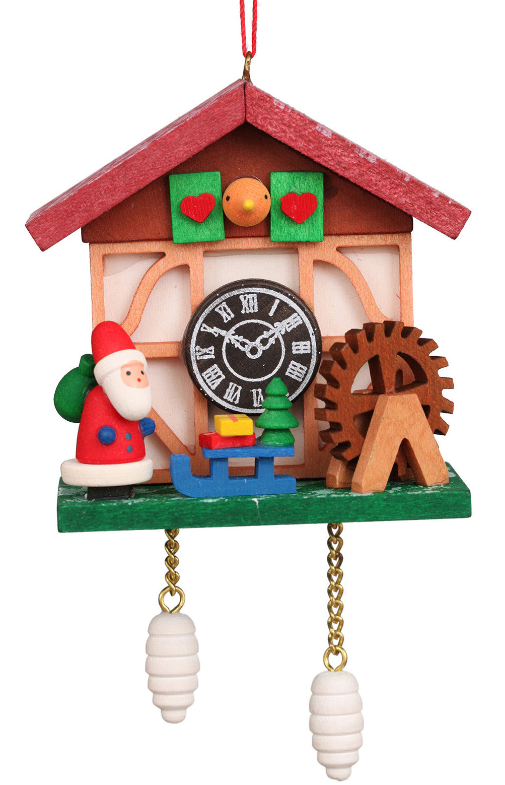 Ornament - Cuckoo Clock Santa