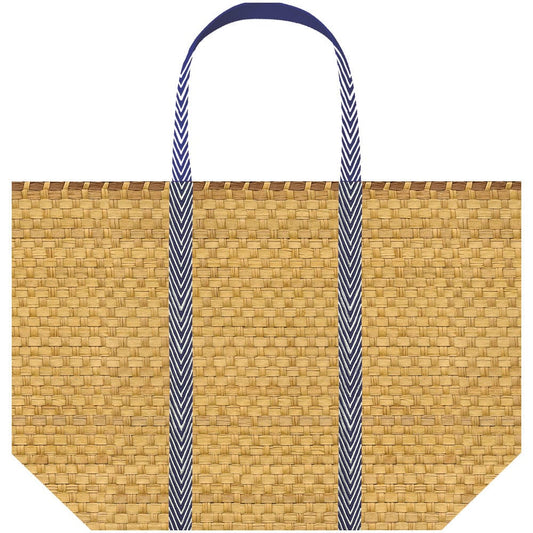 Basket Bag Small Tote Gift Bag - 8.5"L x 5.75"H x 2.5"W