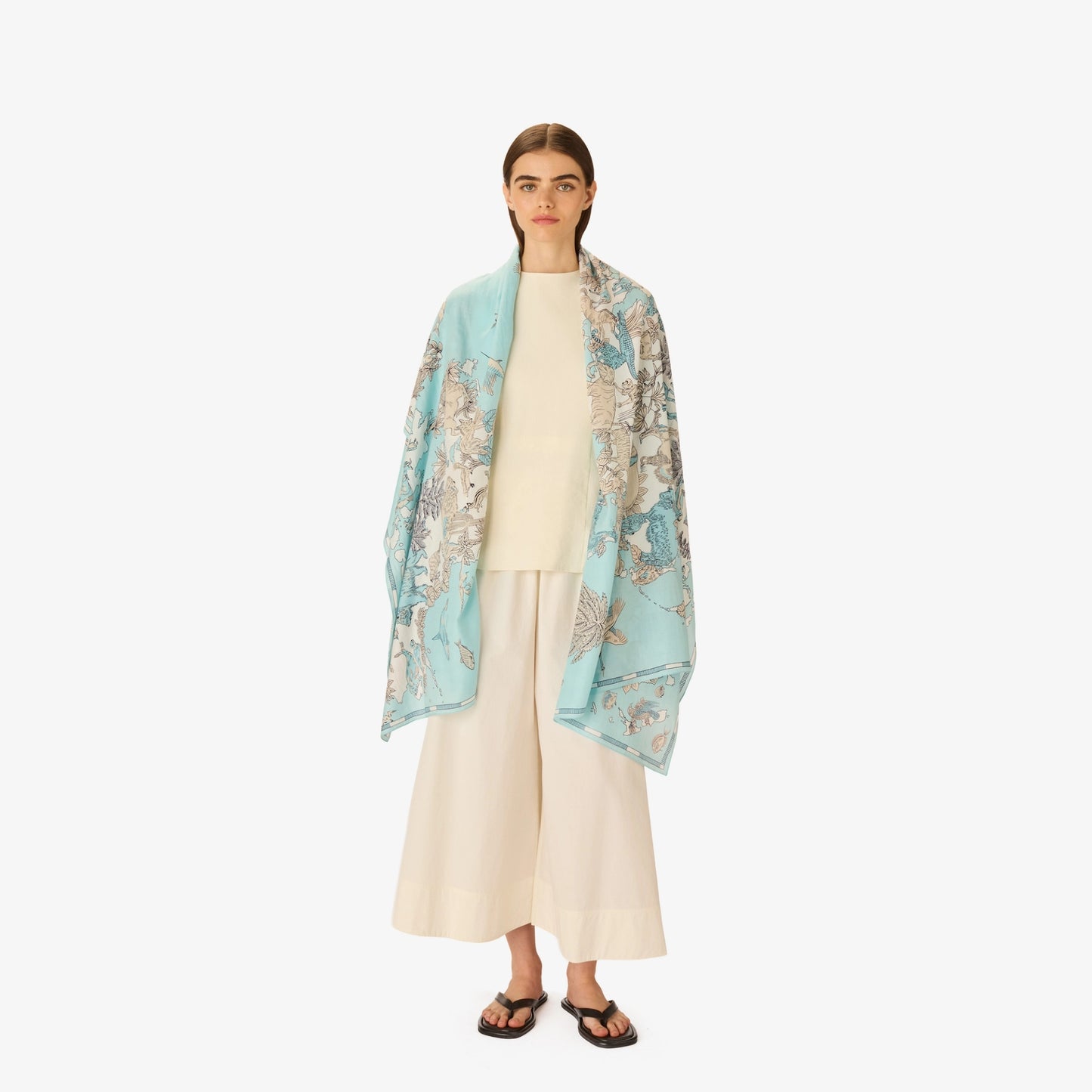 Scarf 100 - Atlas - Turquoise