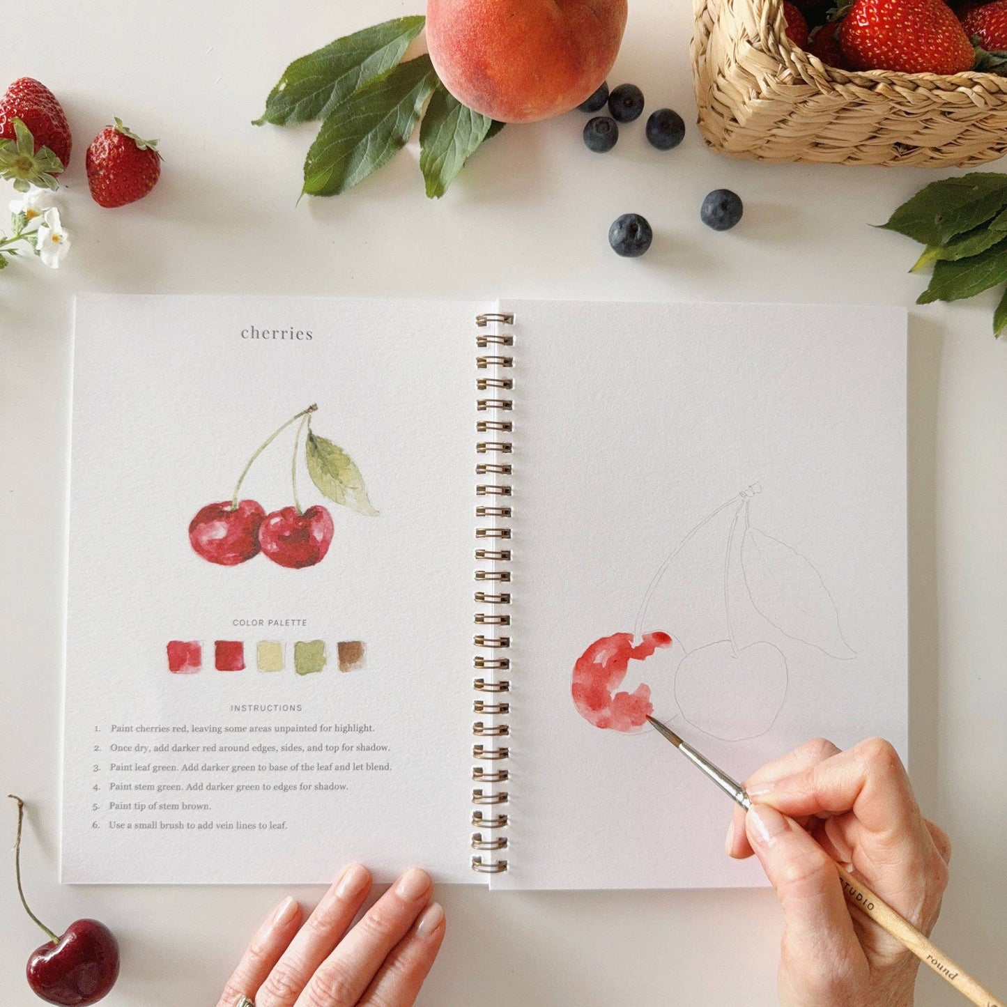 Watercolor Workbook - Fruit