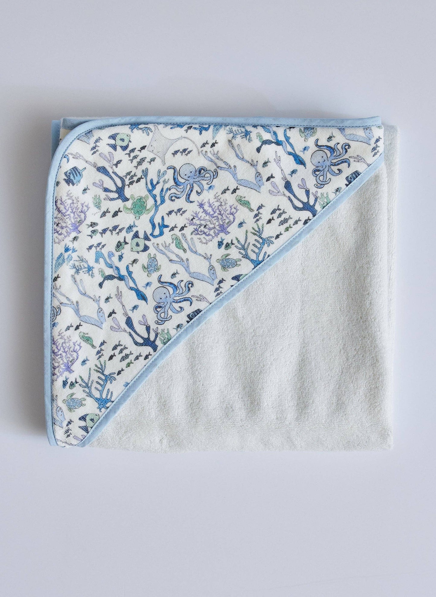 Hooded Bath Towel - Coral Reef