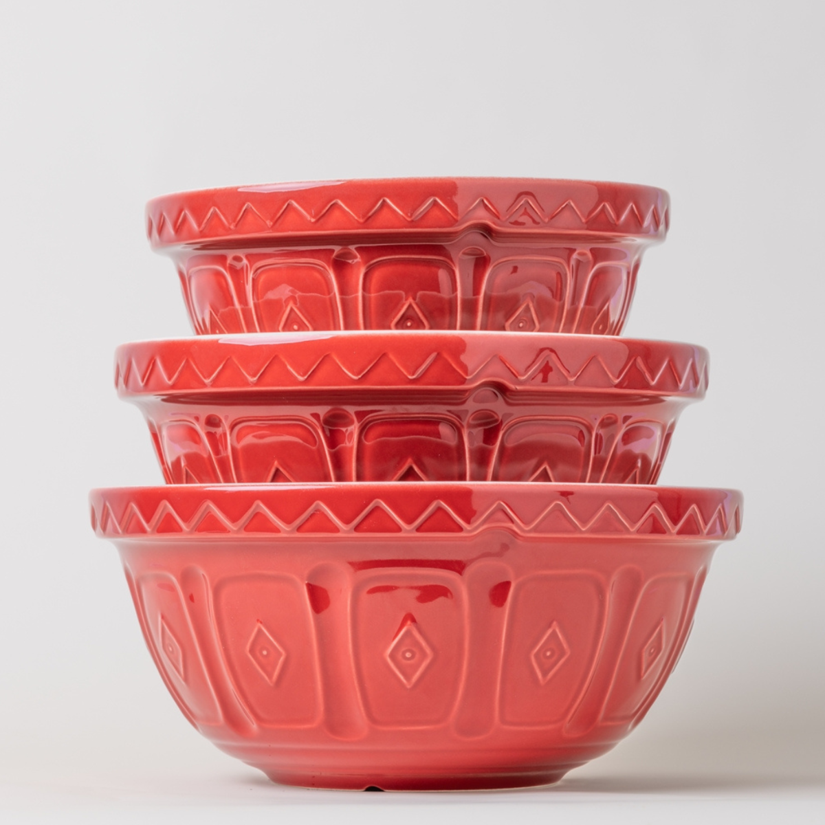 Color Mix S18 Mixing Bowl - Red