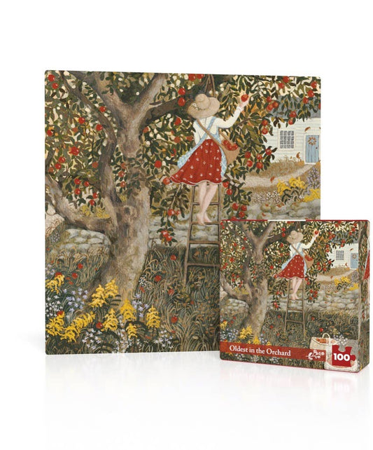 100 Piece Mini Puzzle - Oldest in the Orchard