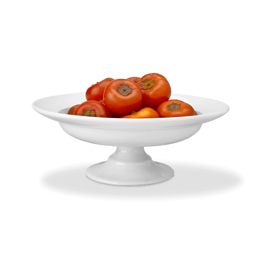 Pedestal Serving Bowl - White