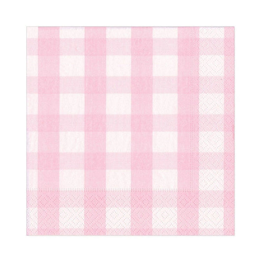 Luncheon Napkins - Gingham Pink
