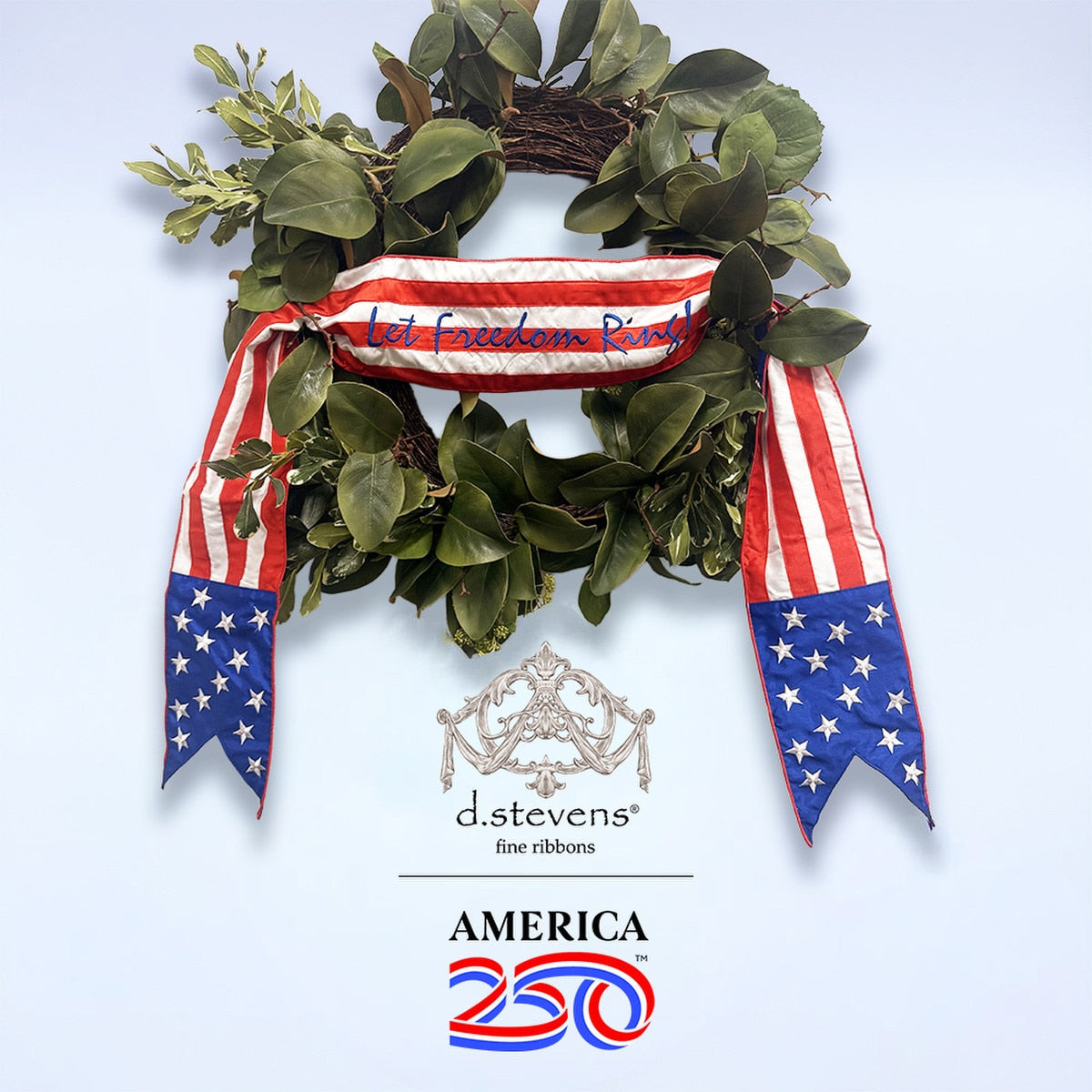 Celebrating America 250 - 'Let Freedom Ring' Banner - 6"x70"
