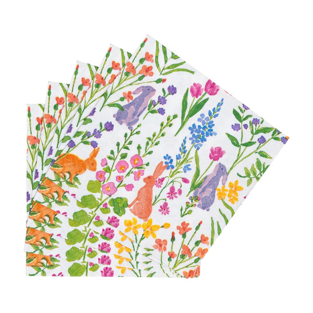 Cocktail Napkins - Bunny Field